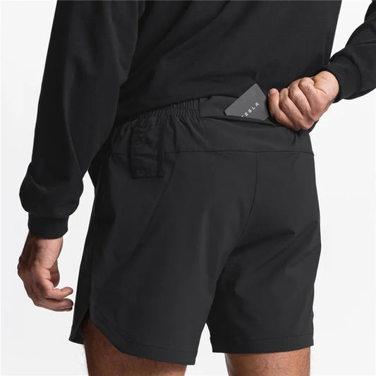 新作 メンズ ランニングショーツ スポーツ ジョギング フィットネス 速乾 ジム トレーニング ショートパンツ