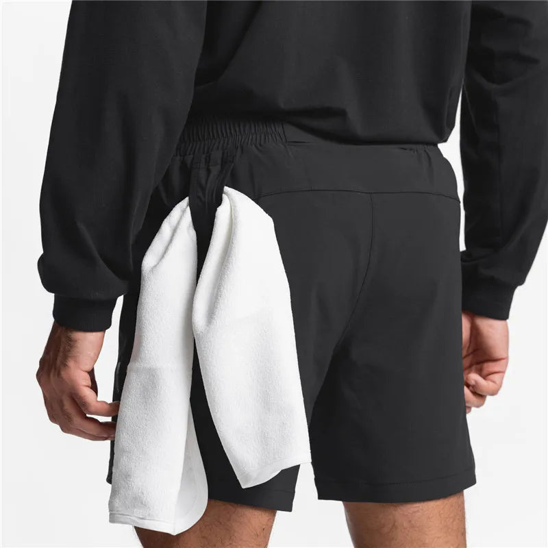 新作 メンズ ランニングショーツ スポーツ ジョギング フィットネス 速乾 ジム トレーニング ショートパンツ