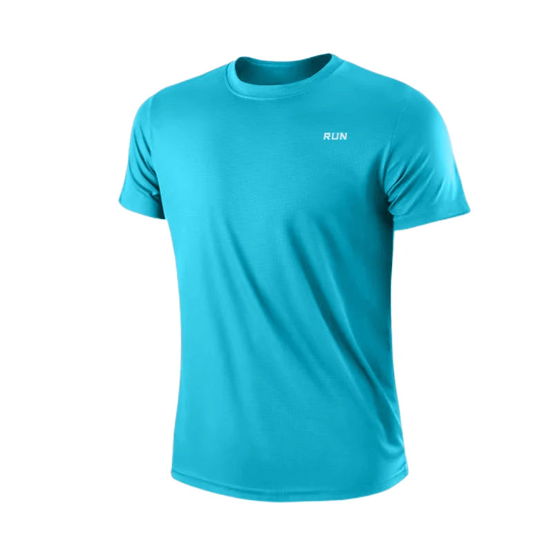 メンズ速乾半袖ジムランニングTシャツ｜吸湿速乾・軽量スポーツトップス