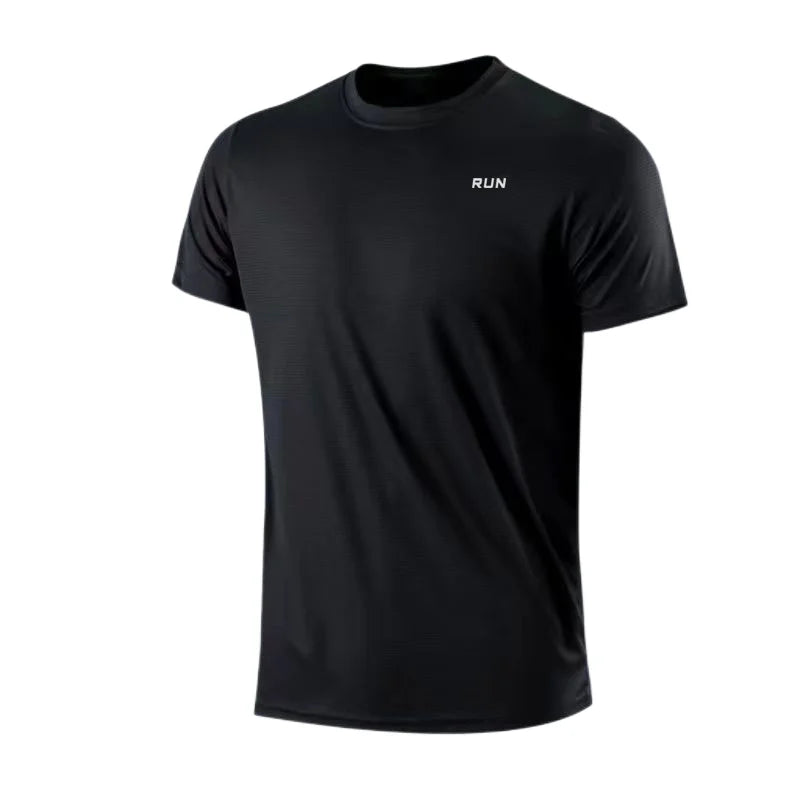 メンズ速乾半袖ジムランニングTシャツ｜吸湿速乾・軽量スポーツトップス