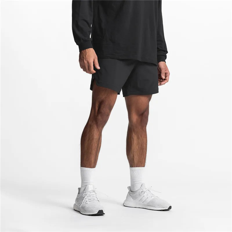 新作 メンズ ランニングショーツ スポーツ ジョギング フィットネス 速乾 ジム トレーニング ショートパンツ
